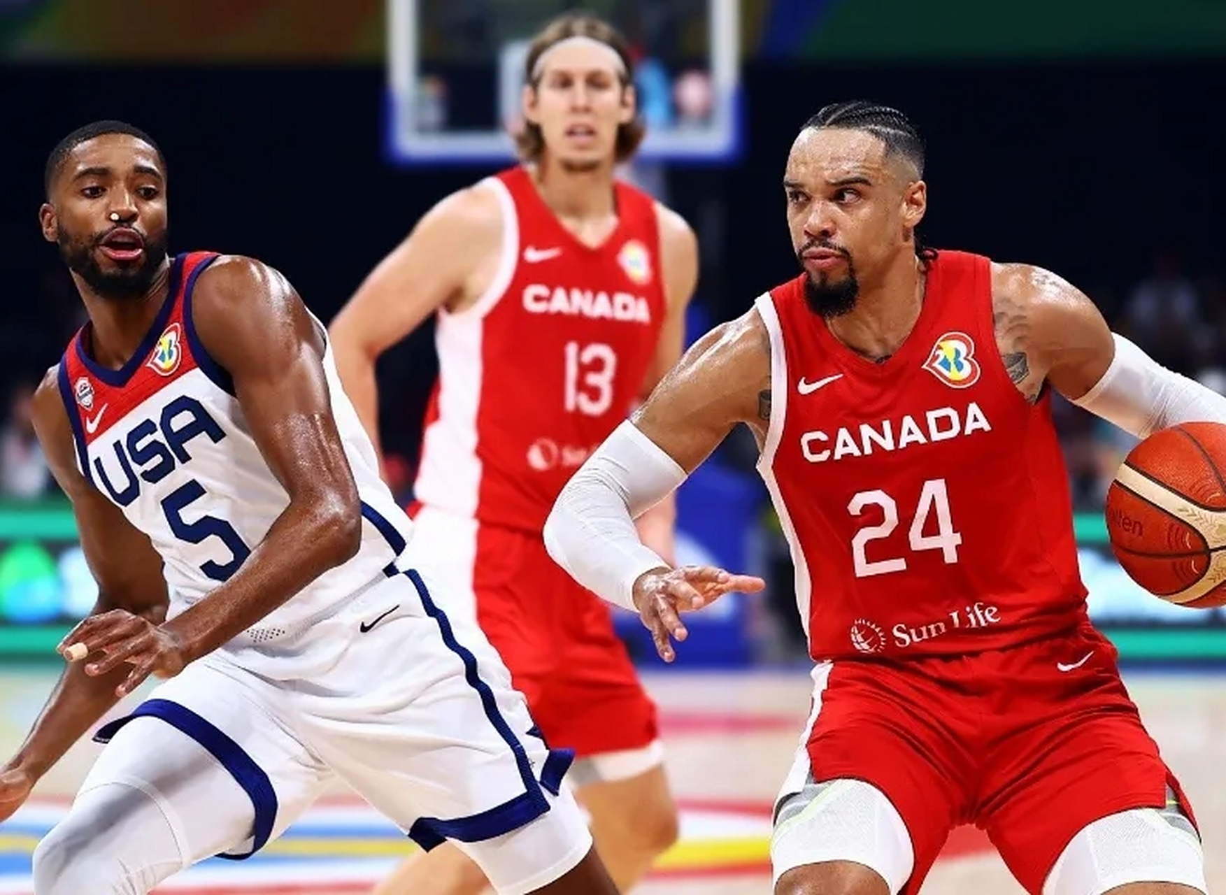 关于男篮世界杯赛场上奋力拼搏,实力碾压对手的信息 关于男篮世界杯赛场上奋力拼搏,实力碾压对手的信息