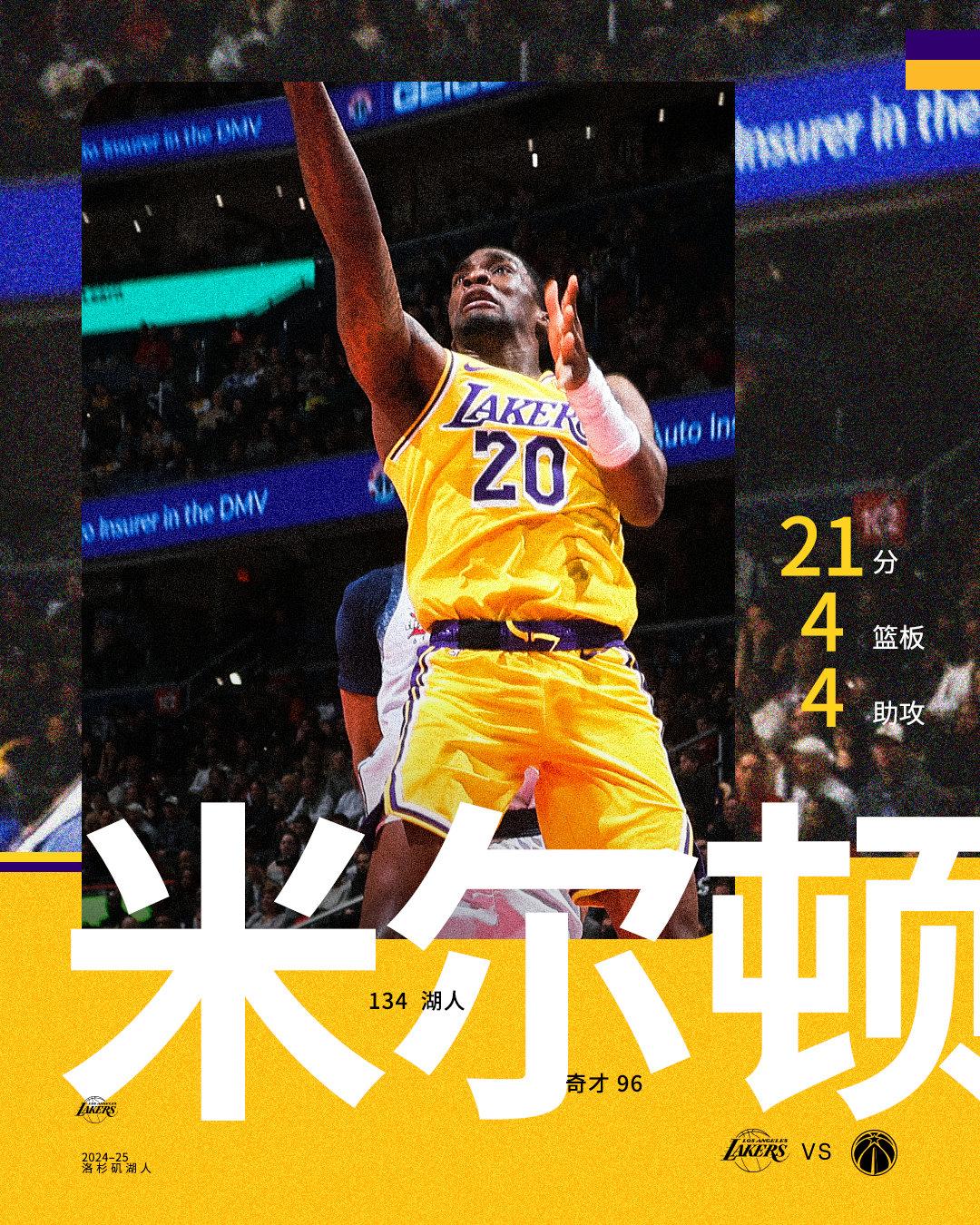 湖人负于奇才,詹姆斯奋力反击,奇才领先一步 湖人负于奇才,詹姆斯奋力反击,奇才领先一步